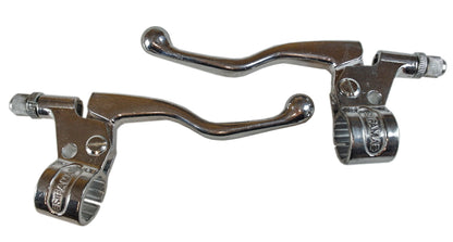 Broms / kopplingshandtag universal silver (par