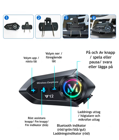 MPK Link – Bluetooth headset till hjälmar